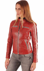 Women Genuine Leather Jacket WJ 99 SkinOutfit