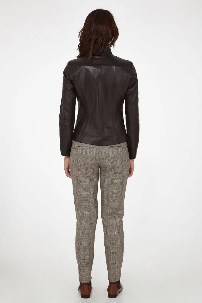 Women Genuine Leather Jacket WJ107 freeshipping - SkinOutfit