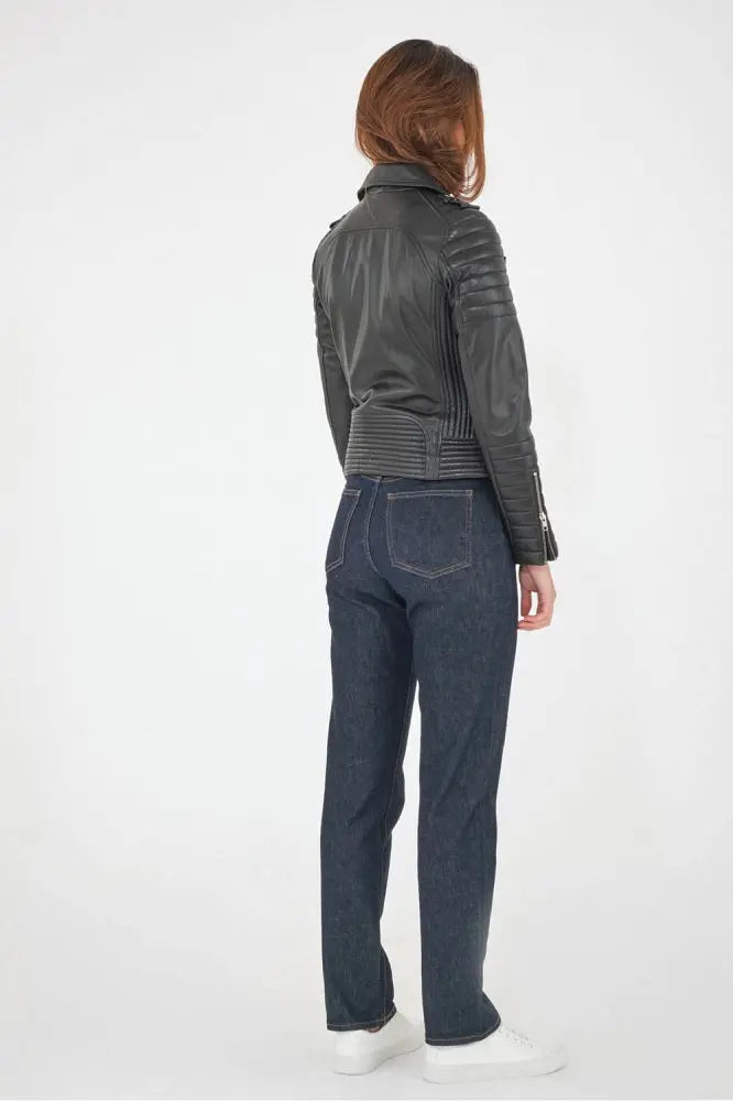 Women Genuine Leather Jacket WJ126 freeshipping - SkinOutfit