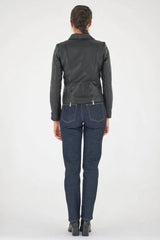 Women Genuine Leather Jacket WJ127 freeshipping - SkinOutfit