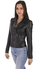 Women Genuine Leather Jacket WJ149 freeshipping - SkinOutfit