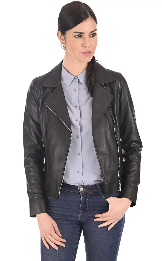 Women Genuine Leather Jacket WJ150 freeshipping - SkinOutfit