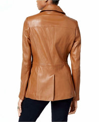 Women Genuine Leather Blazer Coat WB 52 SkinOutfit