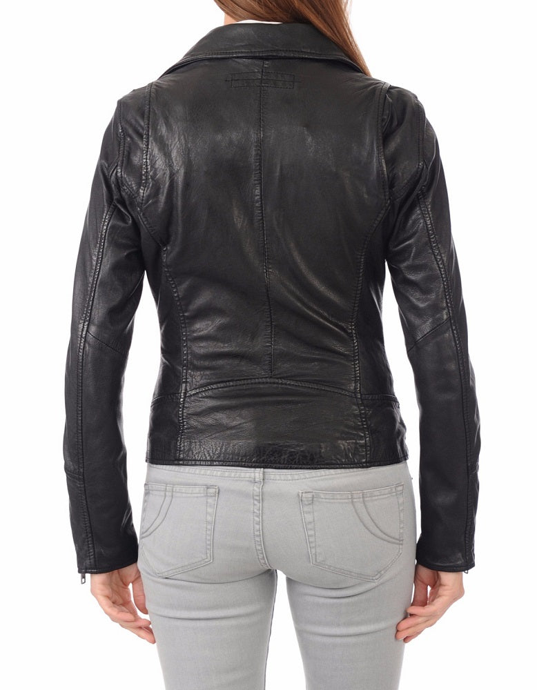 Women Lambskin Genuine Leather Jacket WJ101 freeshipping - SkinOutfit