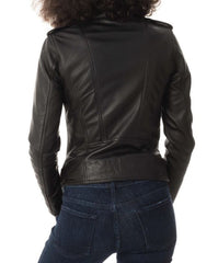 Women Lambskin Genuine Leather Jacket WJ 29 freeshipping - SkinOutfit