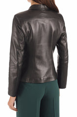 Women Lambskin Genuine Leather Jacket WJ 30 freeshipping - SkinOutfit