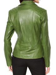 Women Lambskin Genuine Leather Jacket WJ 81 freeshipping - SkinOutfit