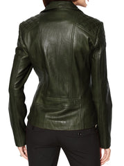 Women Lambskin Genuine Leather Jacket WJ 82 freeshipping - SkinOutfit