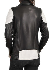 Women Lambskin Genuine Leather Jacket WJ151 SkinOutfit