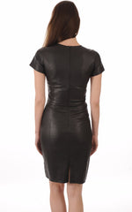 Women Genuine Leather Dress WD 04 SkinOutfit