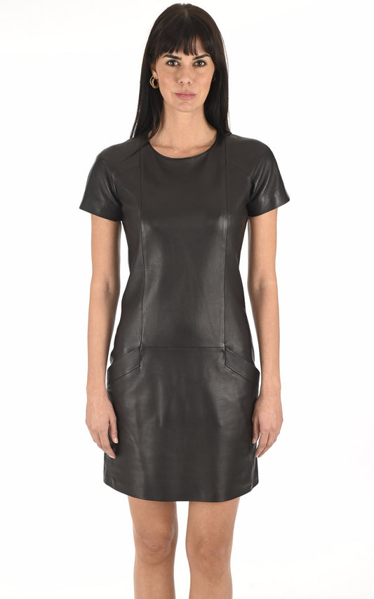 Women Genuine Leather Dress WD 05 SkinOutfit