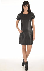 Women Genuine Leather Dress WD 05 SkinOutfit