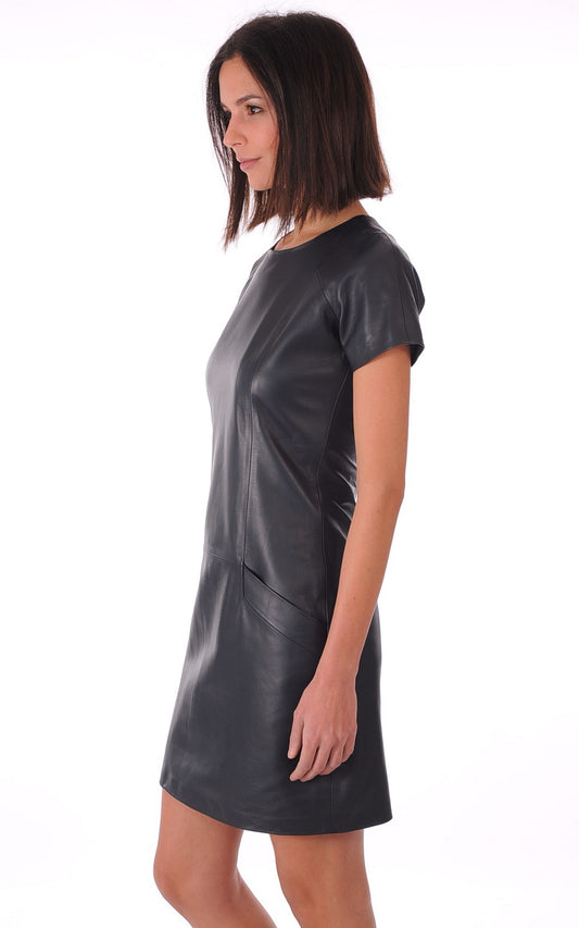 Women Genuine Leather Dress WD 06 SkinOutfit