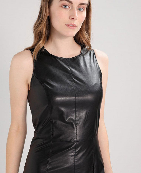 Women Genuine Leather Dress WD 10 SkinOutfit
