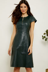Women Genuine Leather Dress WD 21 SkinOutfit