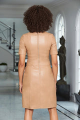Women Genuine Leather Dress WD 23 SkinOutfit