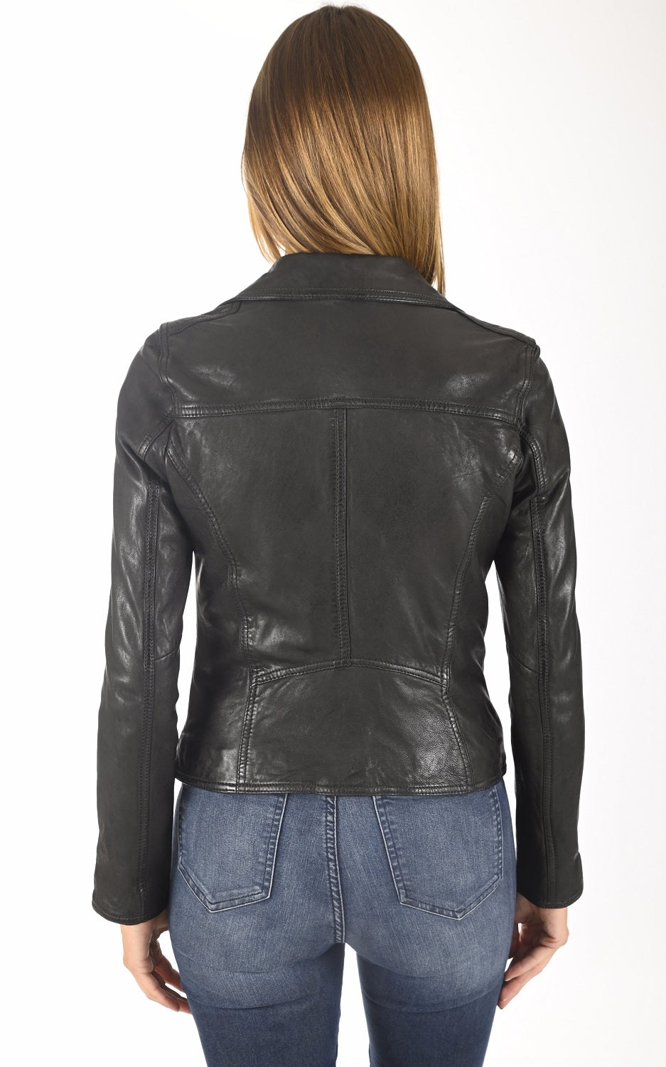 Women Genuine Leather Jacket WJ 03 freeshipping - SkinOutfit