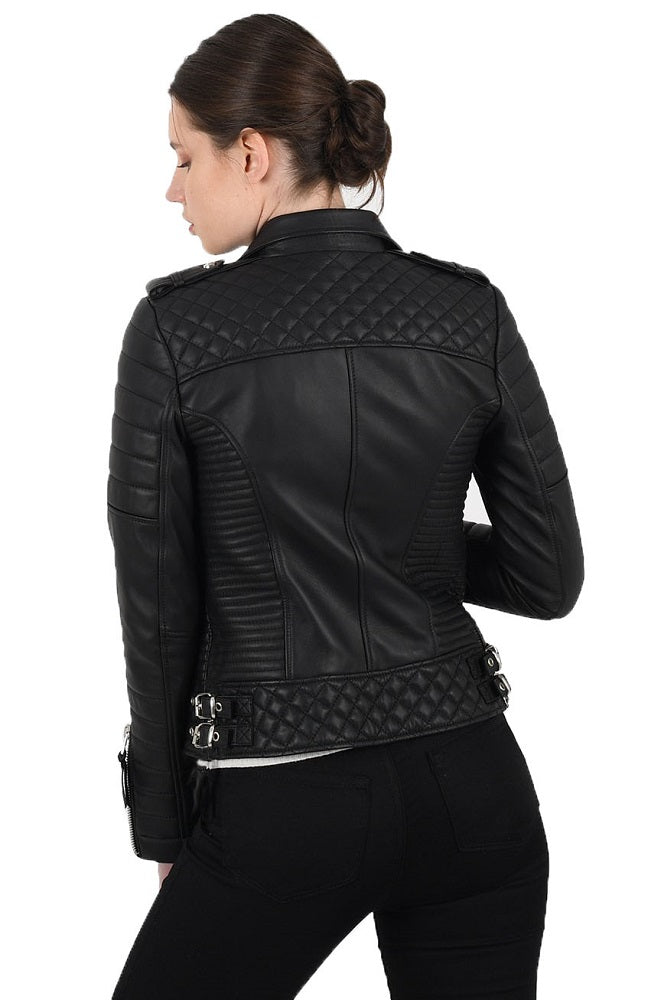 Women Genuine Leather Jacket WJ 09 SkinOutfit