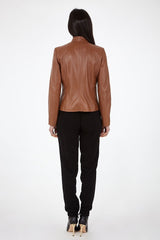 Women Genuine Leather Jacket WJ102 freeshipping - SkinOutfit