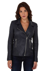 Women Genuine Leather Jacket WJ103 freeshipping - SkinOutfit