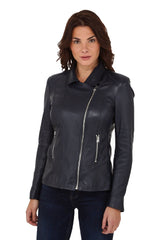 Women Genuine Leather Jacket WJ103 freeshipping - SkinOutfit