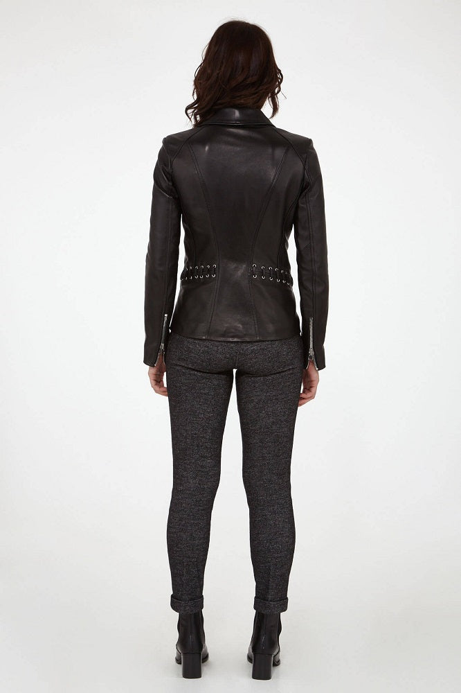 Women Genuine Leather Jacket WJ104 freeshipping - SkinOutfit