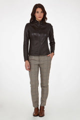 Women Genuine Leather Jacket WJ107 freeshipping - SkinOutfit
