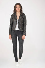 Women Genuine Leather Jacket WJ117 freeshipping - SkinOutfit