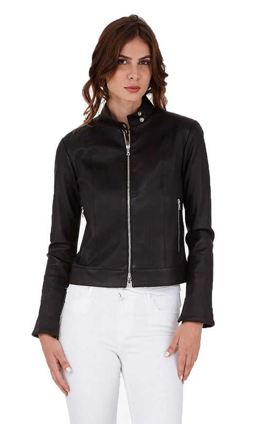 Women Genuine Leather Jacket WJ119 freeshipping - SkinOutfit
