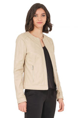 Women Genuine Leather Jacket WJ124 freeshipping - SkinOutfit