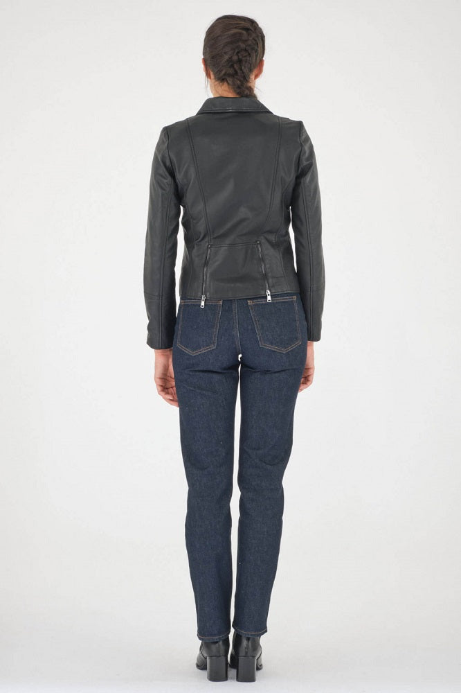 Women Genuine Leather Jacket WJ127 freeshipping - SkinOutfit