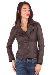 Women Genuine Leather Jacket WJ128 freeshipping - SkinOutfit