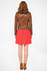 Women Genuine Leather Jacket WJ132 freeshipping - SkinOutfit