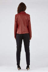 Women Genuine Leather Jacket WJ134 freeshipping - SkinOutfit