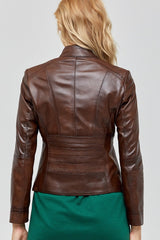 Women Genuine Leather Jacket WJ140 freeshipping - SkinOutfit