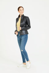 Women Genuine Leather Jacket WJ141 freeshipping - SkinOutfit