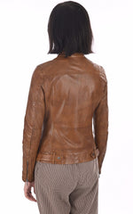 Women Genuine Leather Jacket WJ147 freeshipping - SkinOutfit
