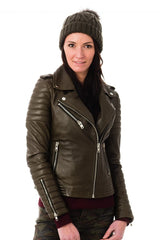 Women Genuine Leather Jacket WJ 14 freeshipping - SkinOutfit