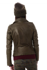 Women Genuine Leather Jacket WJ 14 freeshipping - SkinOutfit