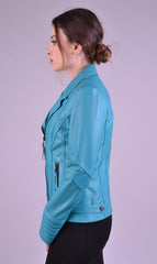 Women Genuine Leather Jacket WJ157 SkinOutfit