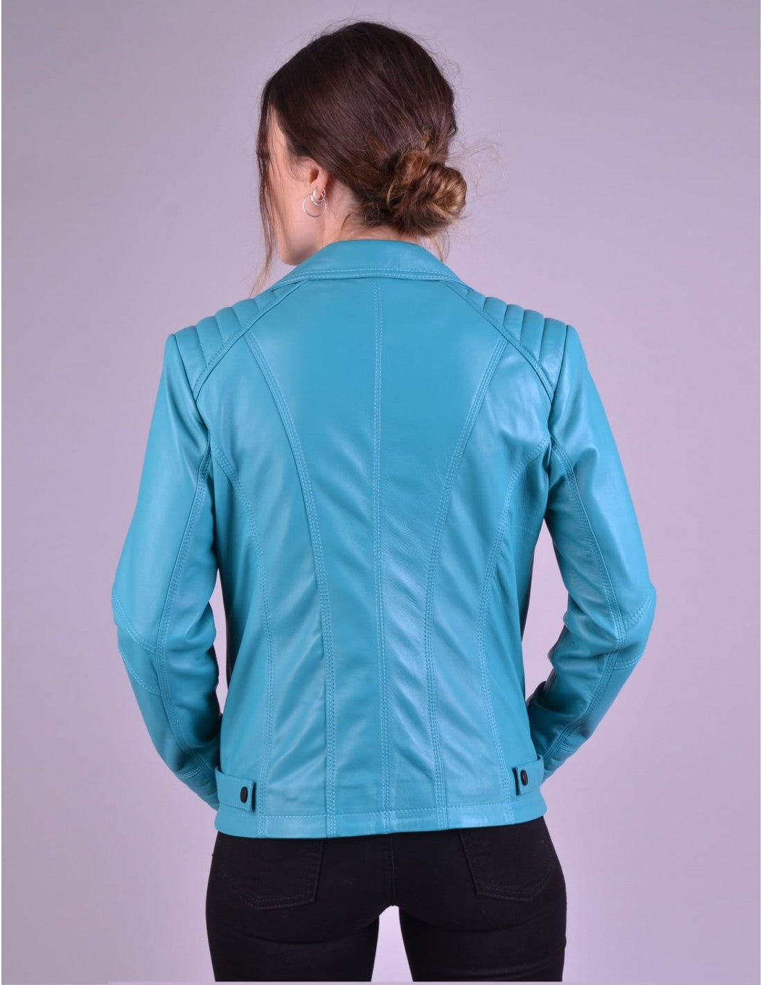 Women Genuine Leather Jacket WJ157 SkinOutfit