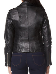 Women Lambskin Genuine Leather Jacket WJ265 SkinOutfit