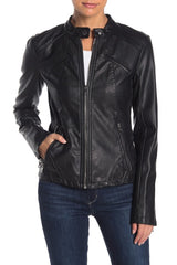 Women Lambskin Genuine Leather Jacket WJ272 SkinOutfit