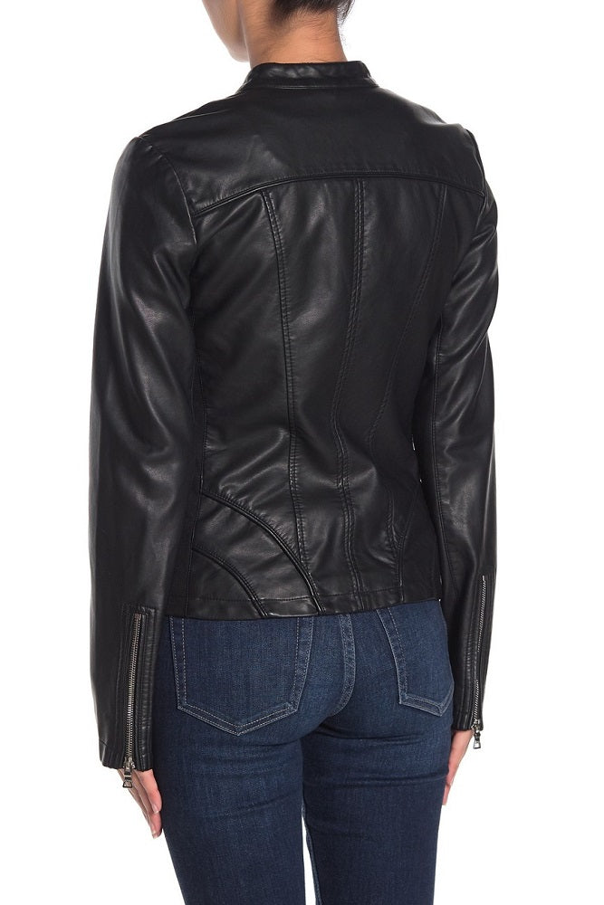 Women Lambskin Genuine Leather Jacket WJ272 SkinOutfit
