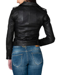 Women Lambskin Genuine Leather Jacket WJ283 SkinOutfit