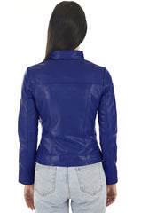 Women Genuine Leather Jacket WJ 35 SkinOutfit