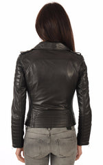 Women Genuine Leather Jacket WJ 38 SkinOutfit