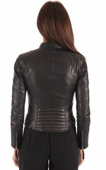 Women Genuine Leather Jacket WJ 39 freeshipping - SkinOutfit