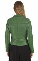Women Genuine Leather Jacket WJ 45 SkinOutfit