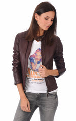 Women Genuine Leather Jacket WJ 47 freeshipping - SkinOutfit